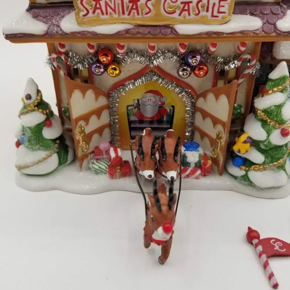 Department 56 Rudolph Santa’s Castle North Pole Series Lighted 56.56768 READ